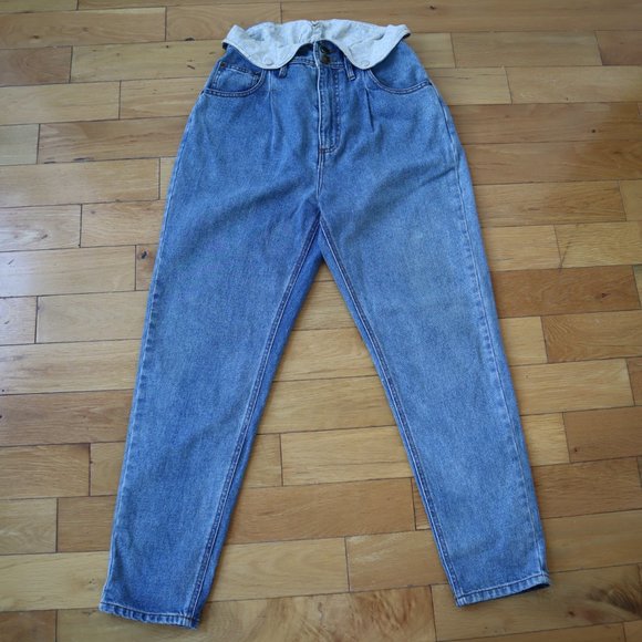 BDG Urban Outfitters Paperbag Blue Jeans, Size 27 - Picture 11 of 16